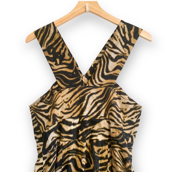 Rachel Comey Ines Animal-print Zip-front Jumpsuit In Brown, Size 0 - Picture 7 of 15